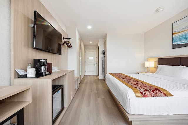 法拉盛皇后溫德姆華美達飯店-客房, 2 張標準雙人床, 非吸煙房-14