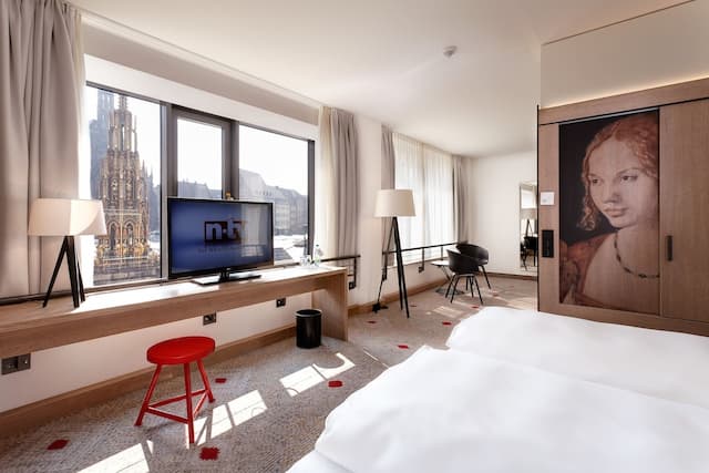 Sorat Hotel Saxx Nürnberg-小型开间套房, 城市景观-1