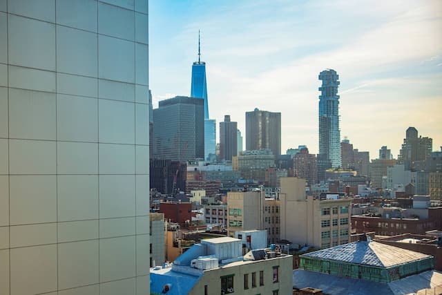 목시 NYC 로어 이스트 사이드-룸, 킹사이즈침대 1개 (Partial City View)-6