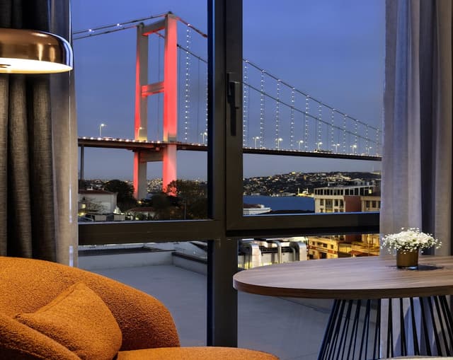 Crowne Plaza Istanbul Ortakoy Bosphorus by IHG-Standard Room, 1 King Bed (Bosphorus Bridge View)-3