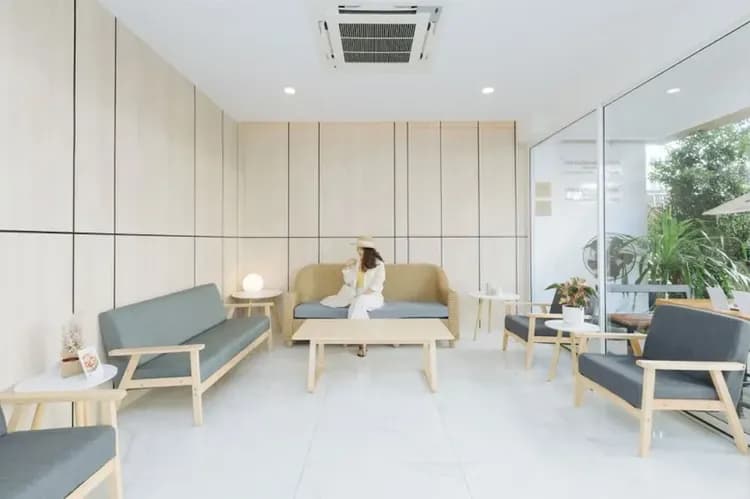 Lobby sitting area