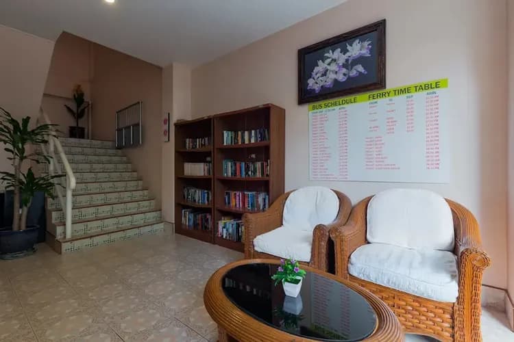 Lobby sitting area