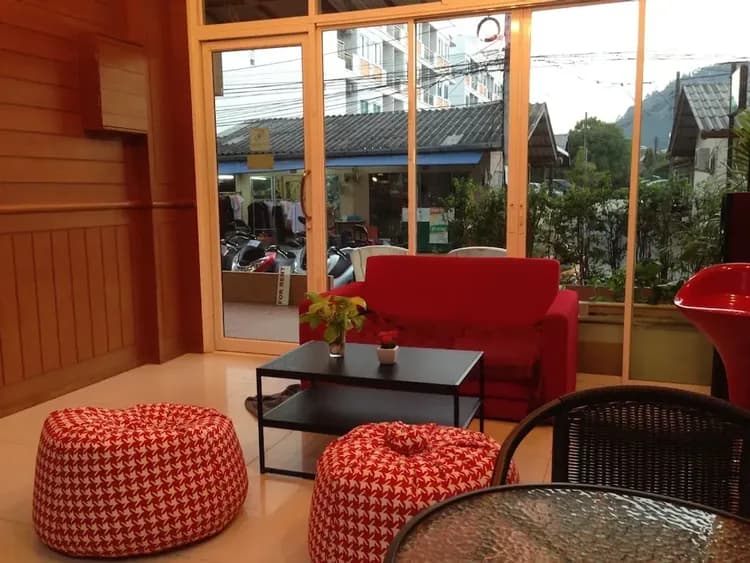 Lobby sitting area