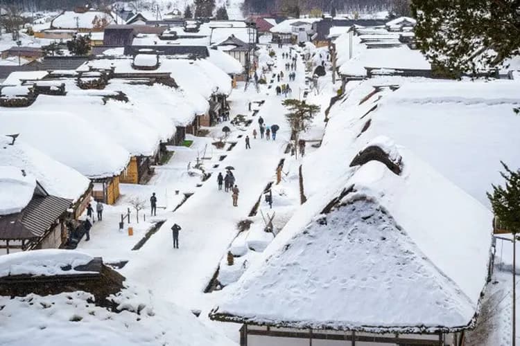 東北五星の宿～大內宿合掌村、銀山溫泉老街、登起波米澤牛、松島灣遊覽船五日