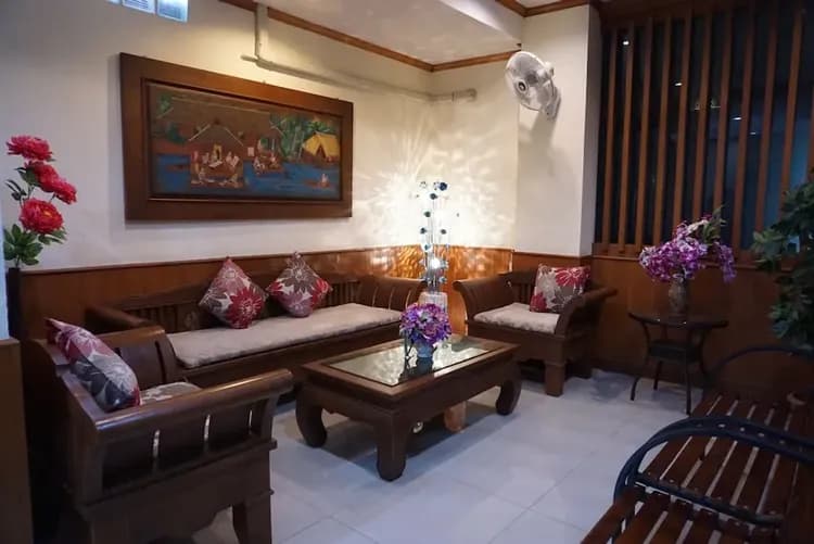 Lobby sitting area
