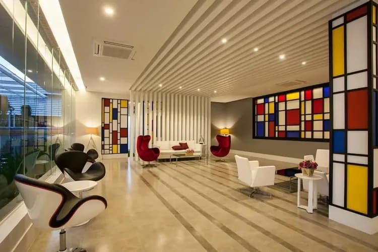 Lobby sitting area