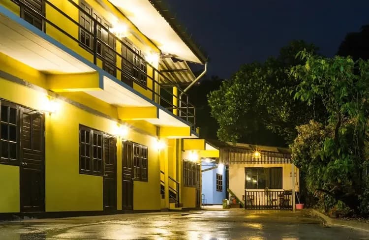 Front of property - evening/night