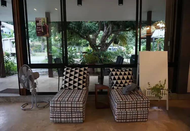 Lobby sitting area