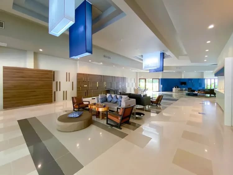 Lobby sitting area