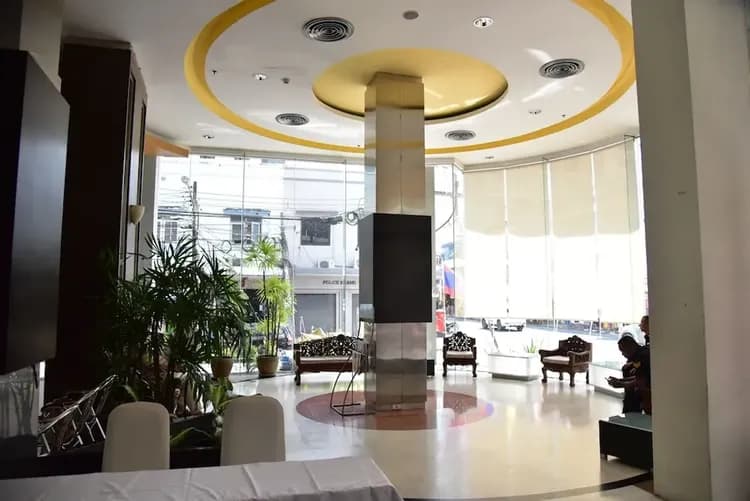 Lobby sitting area