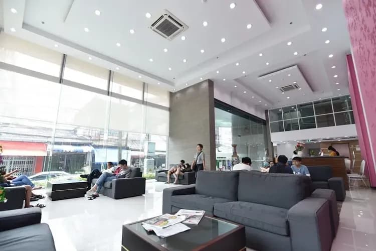 Lobby sitting area