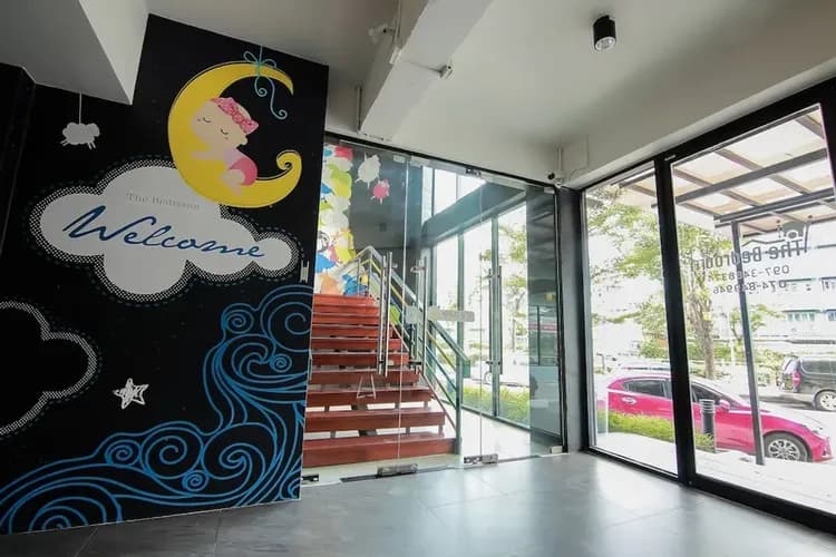 Interior entrance