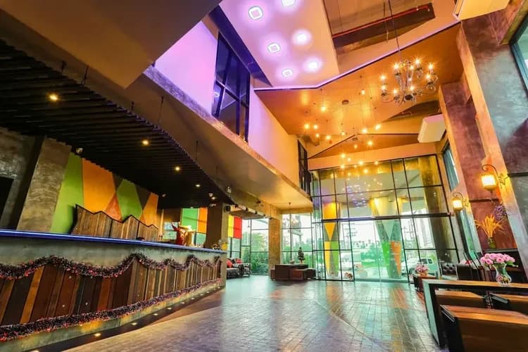 Interior entrance
