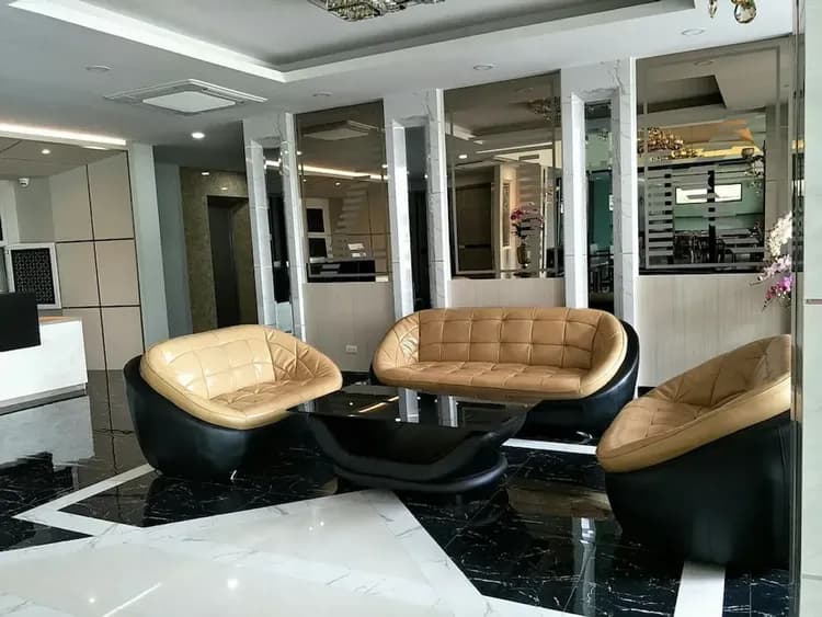 Lobby sitting area