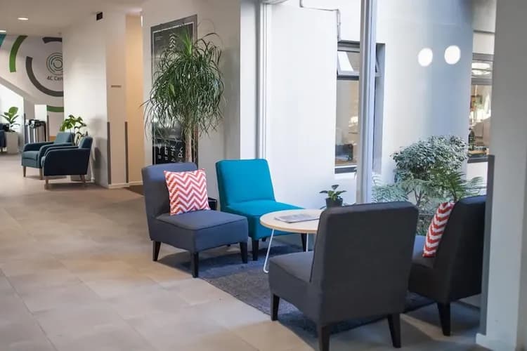Lobby sitting area