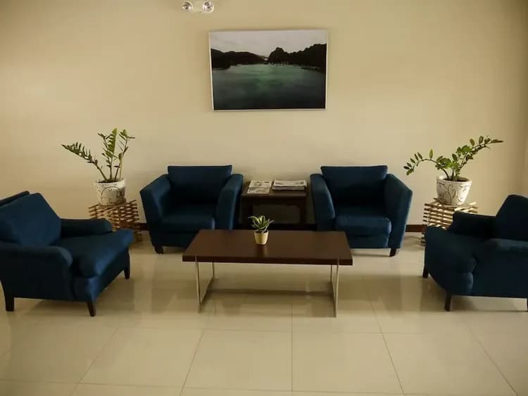 Lobby sitting area