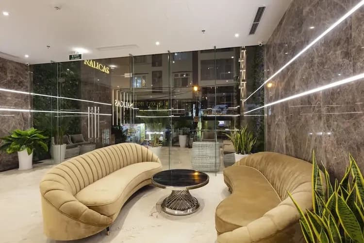 Lobby sitting area