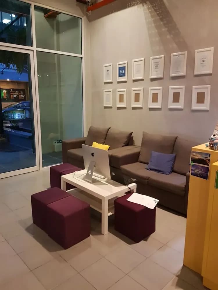 Lobby sitting area