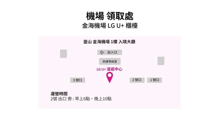 金海機場領取處