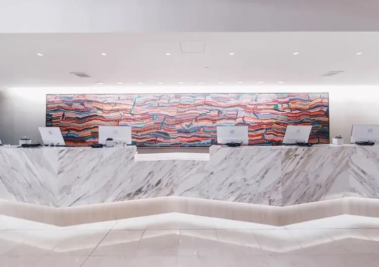 Check-in/check-out kiosk