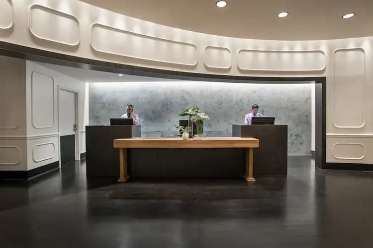 Check-in/check-out kiosk