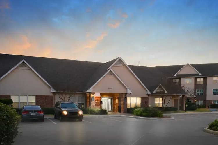 Front of property - evening/night