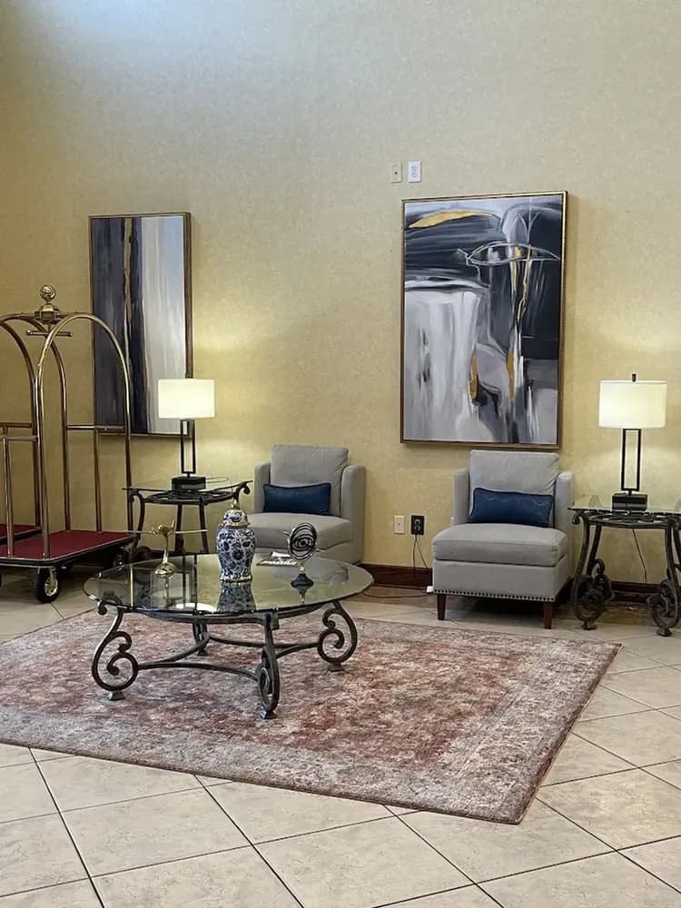 Lobby sitting area