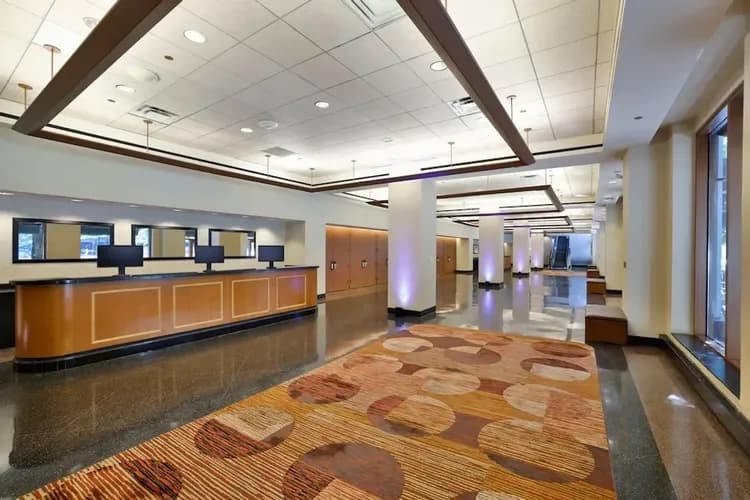 Check-in/check-out kiosk