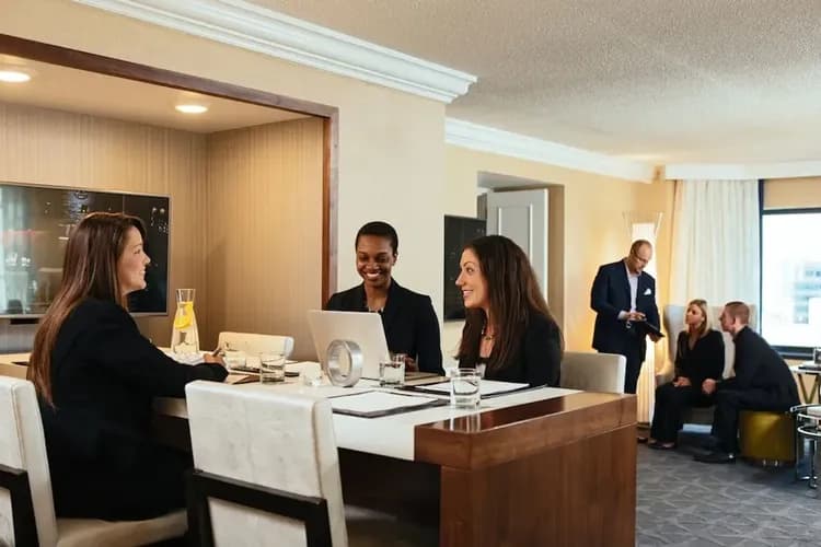 In-room business center