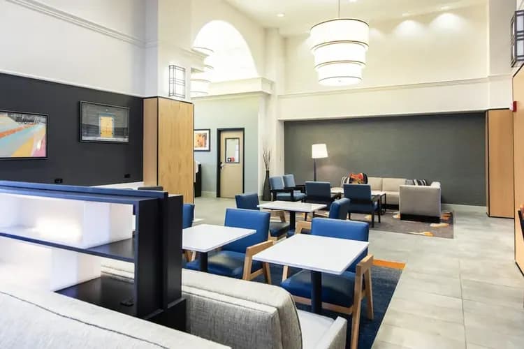 Lobby sitting area
