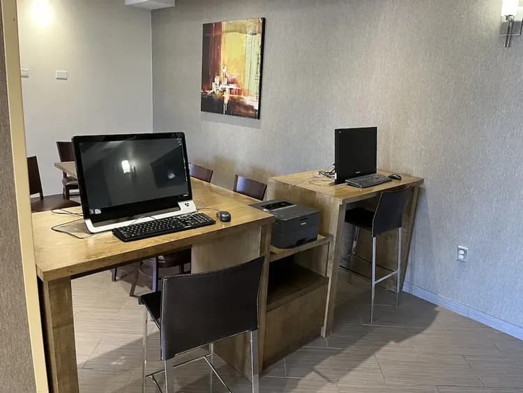 In-room business center