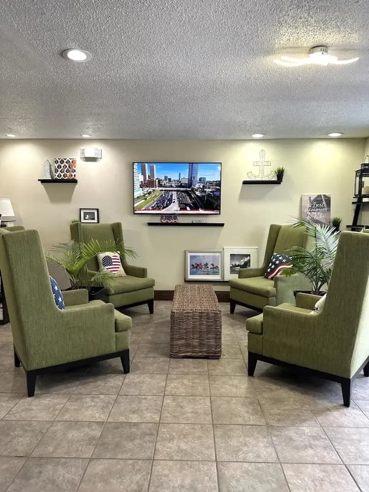 Lobby sitting area