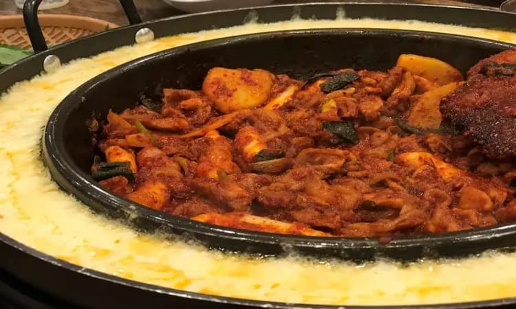 辣炒年糕+起司鍋