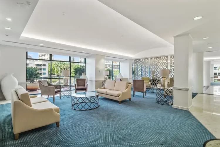 Lobby sitting area