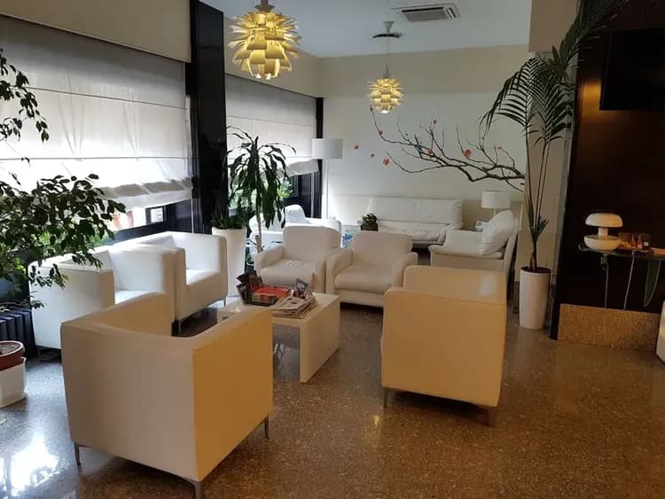 Lobby sitting area