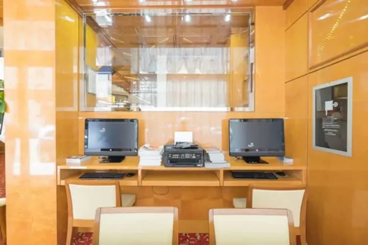 Check-in/check-out kiosk