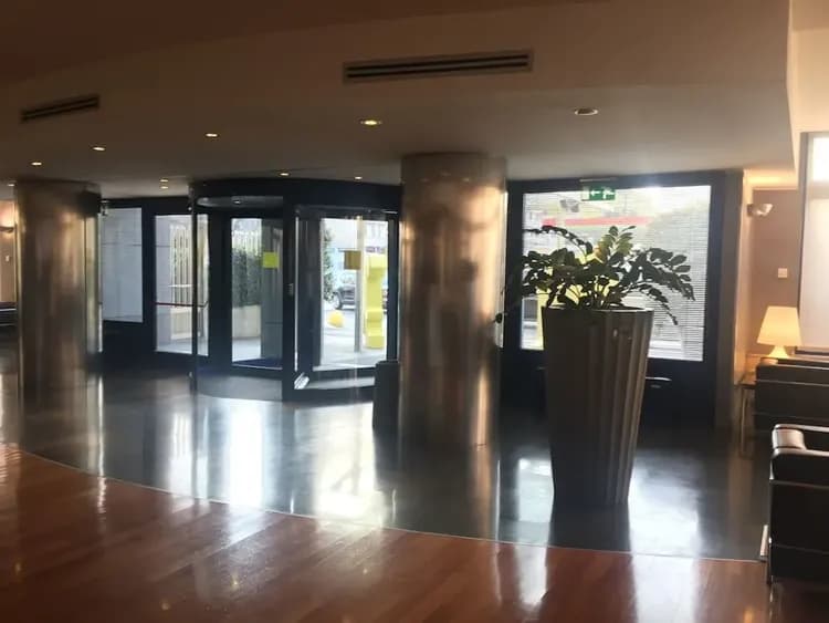 Interior entrance