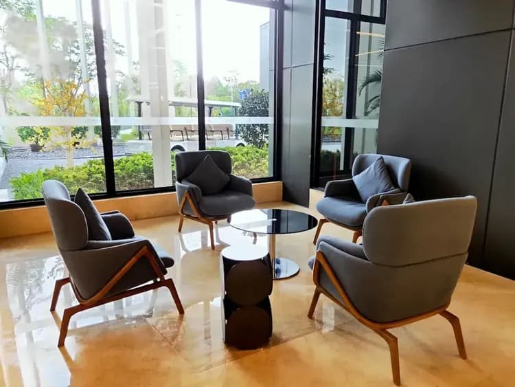 Lobby sitting area