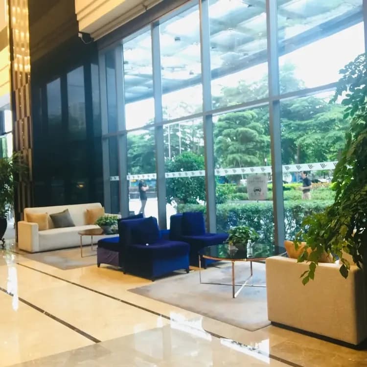 Lobby sitting area