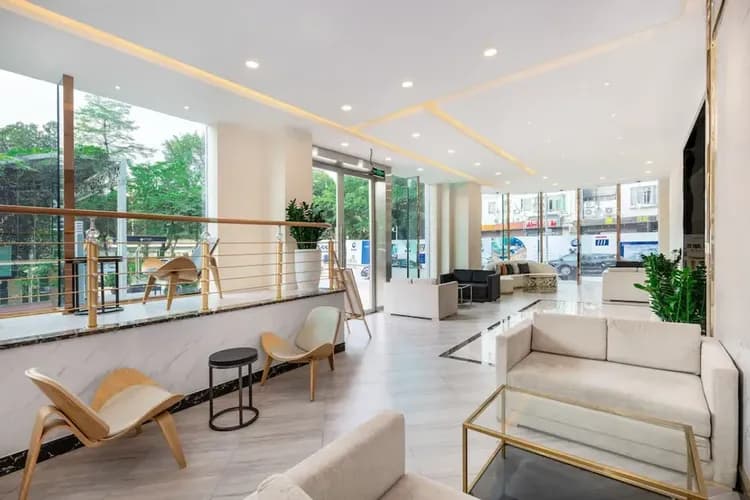 Lobby sitting area