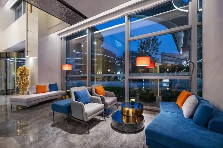 Lobby sitting area
