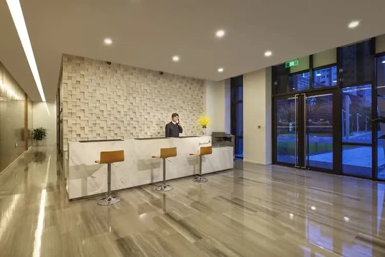 Check-in/check-out kiosk