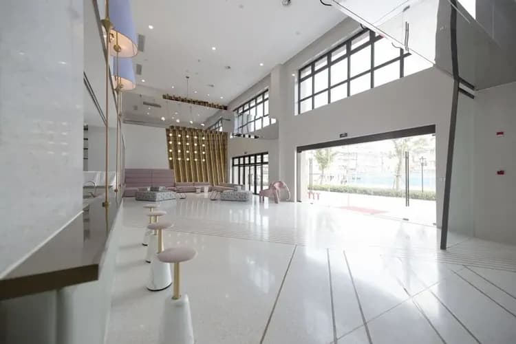 Interior entrance