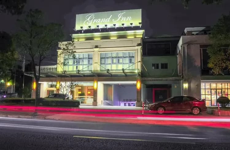 Front of property - evening/night