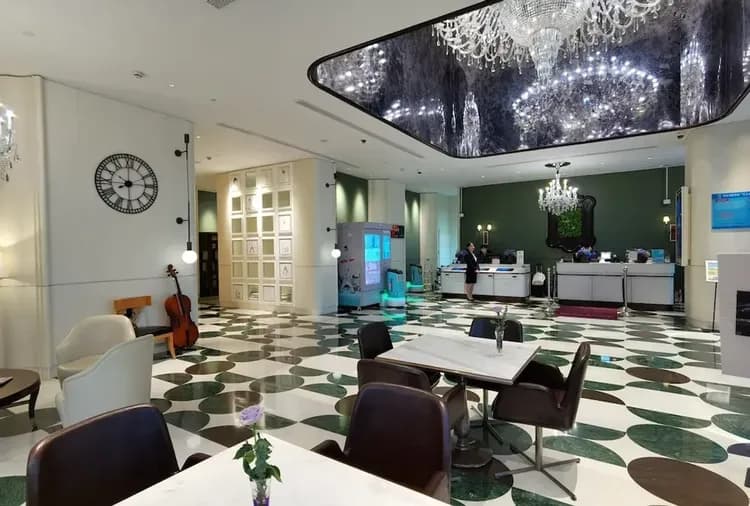 Lobby sitting area