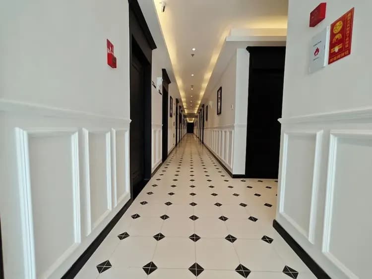 Handrails in hallways