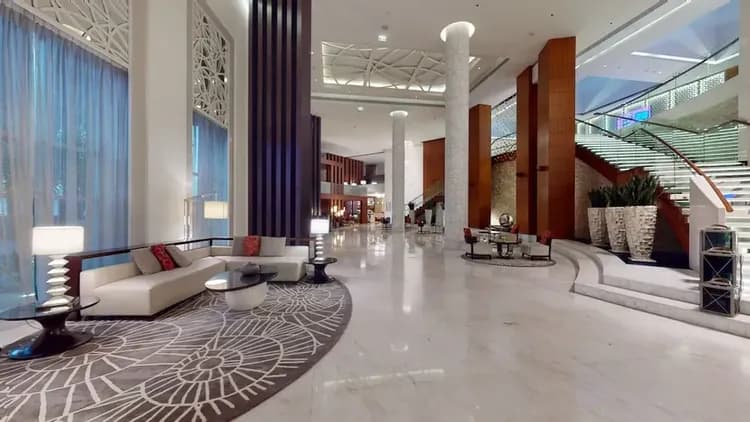 Lobby sitting area