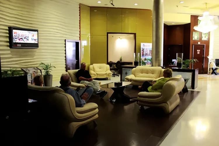Lobby sitting area