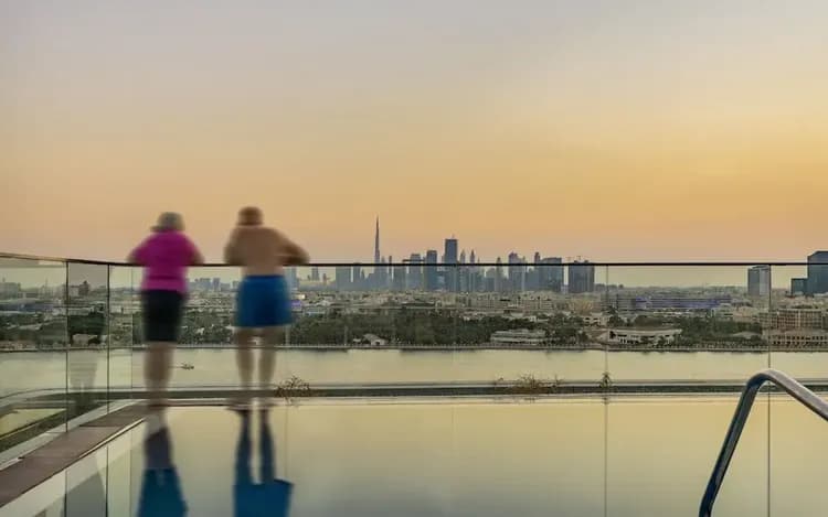 Rooftop pool