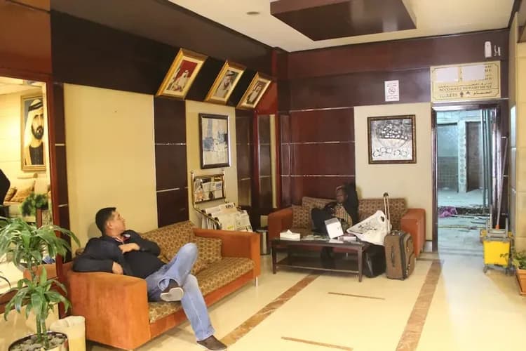 Lobby sitting area